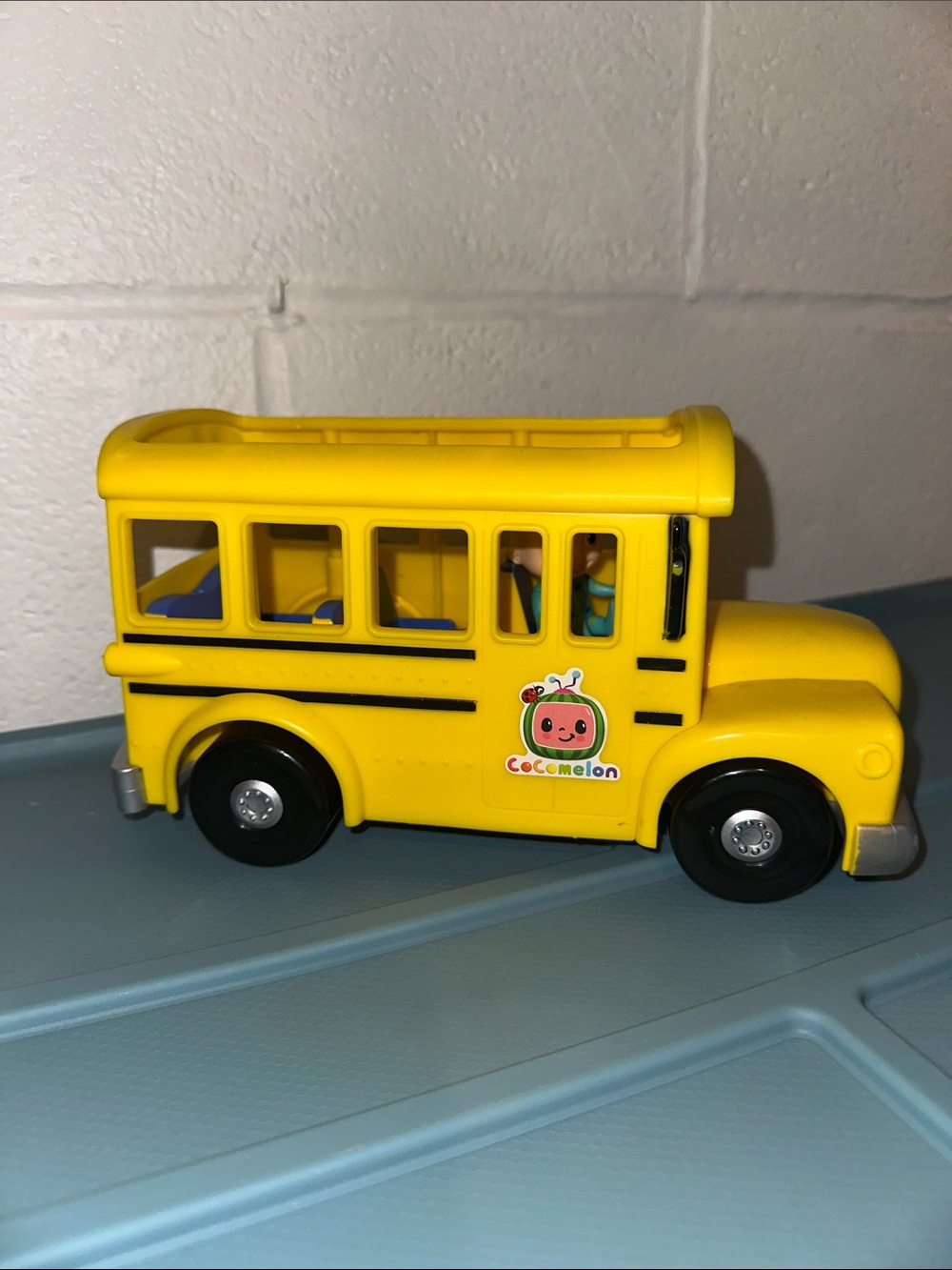 CoComelon Yellow School Bus Playset Toy & Plays Music